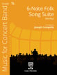 6-Note Folk Song Suite Concert Band sheet music cover